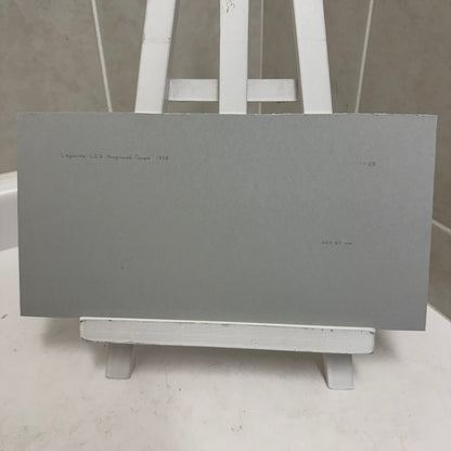 1938 Lagonda LG6 Drophead Coupe Car Illustration Art Drawing Hand Drawn