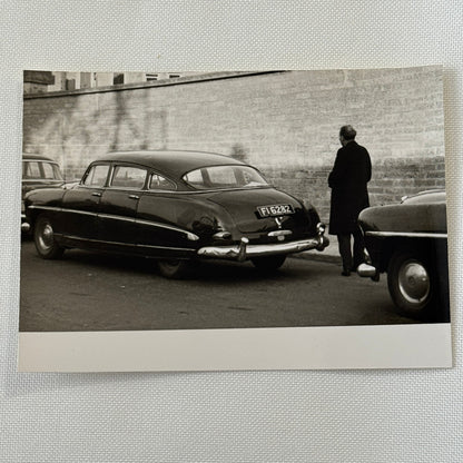 Vintage Car Automobile on Street Photo Photograph Print European Unidentified