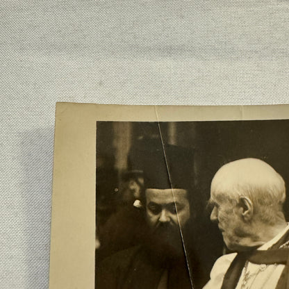 Funeral Service Late Archbishop of Brusa UK Press Photo Photograph Canterbury