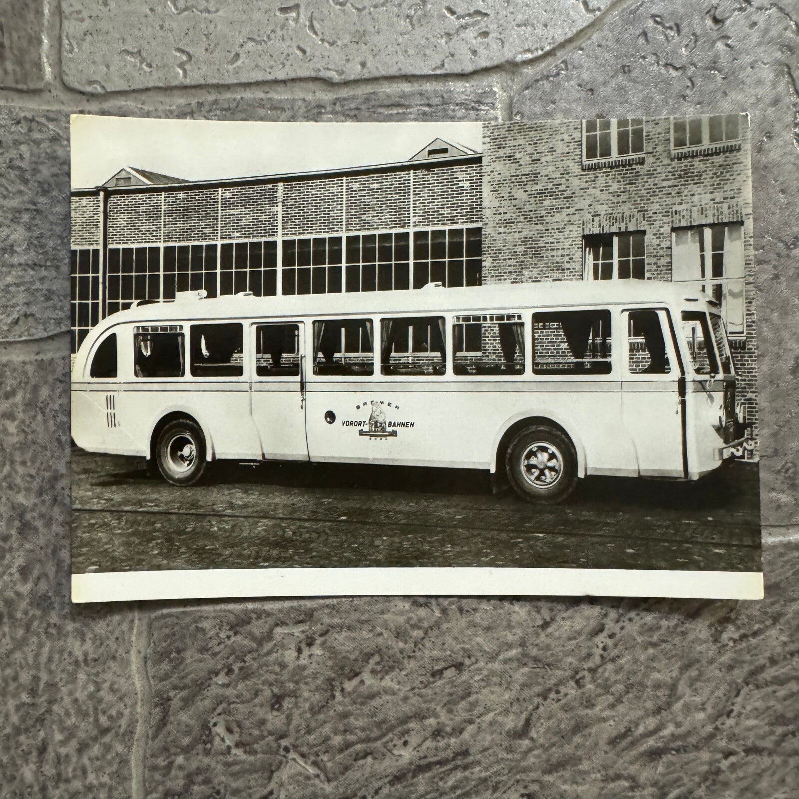 Vintage Bus Photo and Postcard Lot 6x German