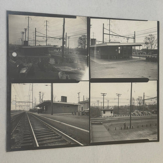 Vintage Pennsylvania Railroad Photo Contact Sheet Photograph Al Paul Lefton PRR