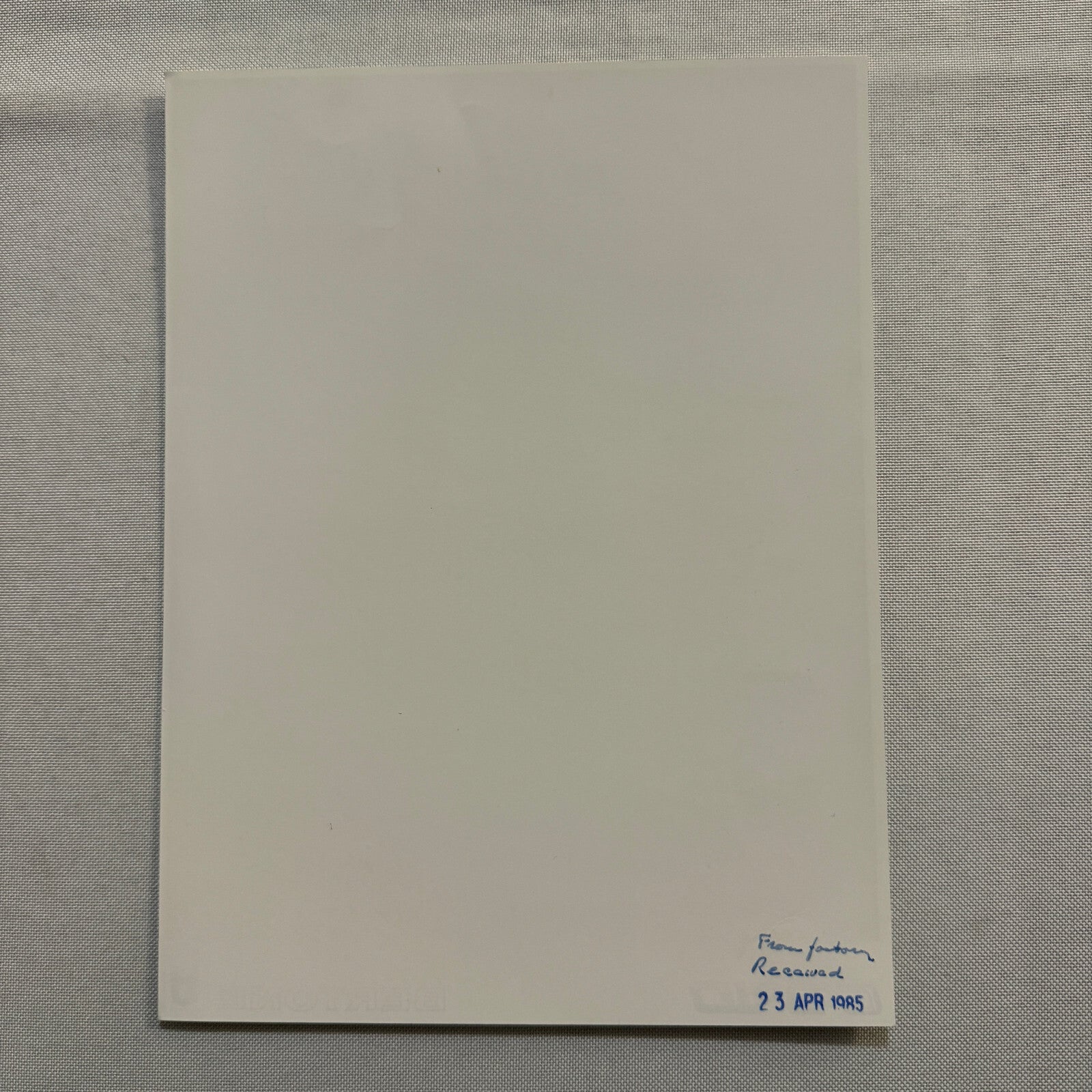 Bertone Cabrio Convertible Cabriolet Sales Sheet Brochure Mini Poster 1985