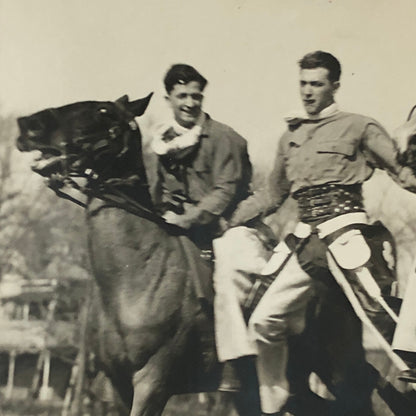 Press Photo Photograph Horse Stunt Show Cavalry 1932 Underwood & Underwood