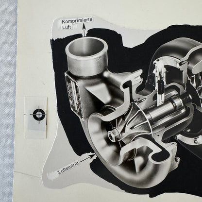 Engine Turbocharger Turbo Production Art Photo Photograph Mockup German