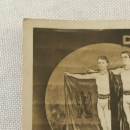 Circus Acrobat Performer Act Postcard Post Card Vintage 2 Buckwalds German
