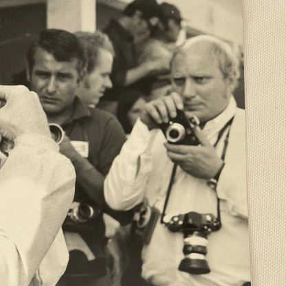 Vintage Racing Photo 1971 German Grand Prix Race Jackie Stewart Motorsport