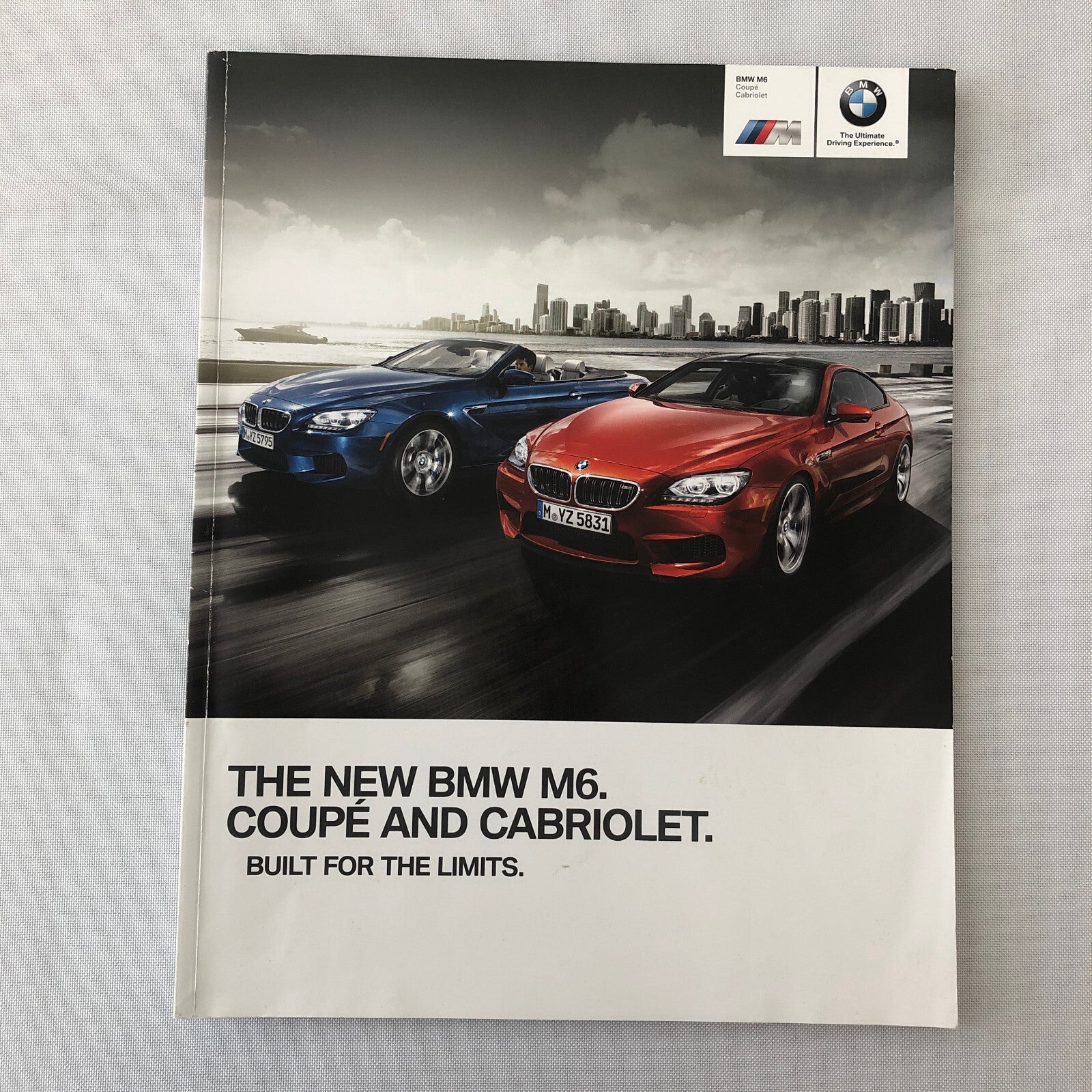 BMW M6 Coupe and Cabriolet Convertible Sales Brochure Catalog BMW M