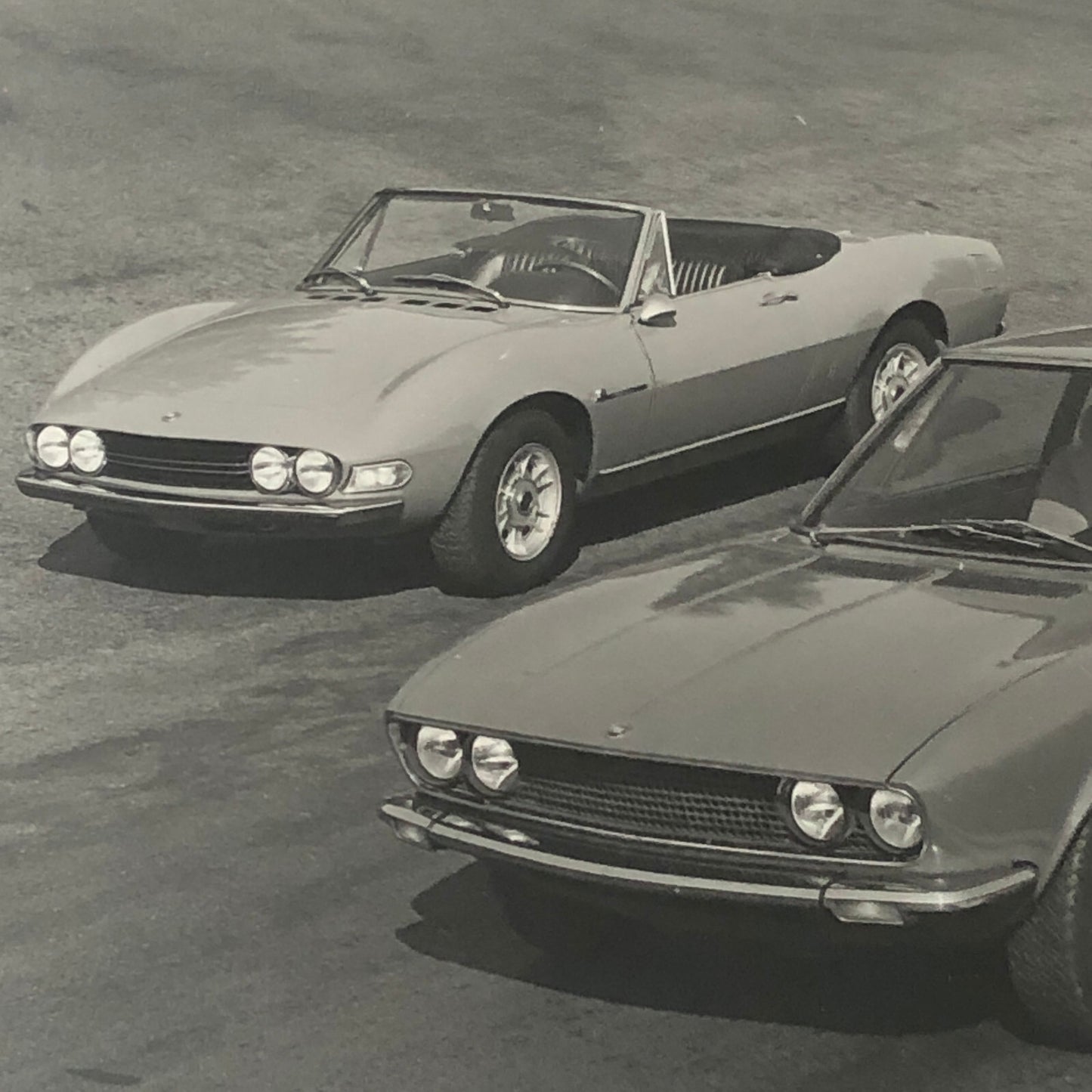Fiat Dino Coupe and Spider Convertible Factory Press Photo Photograph