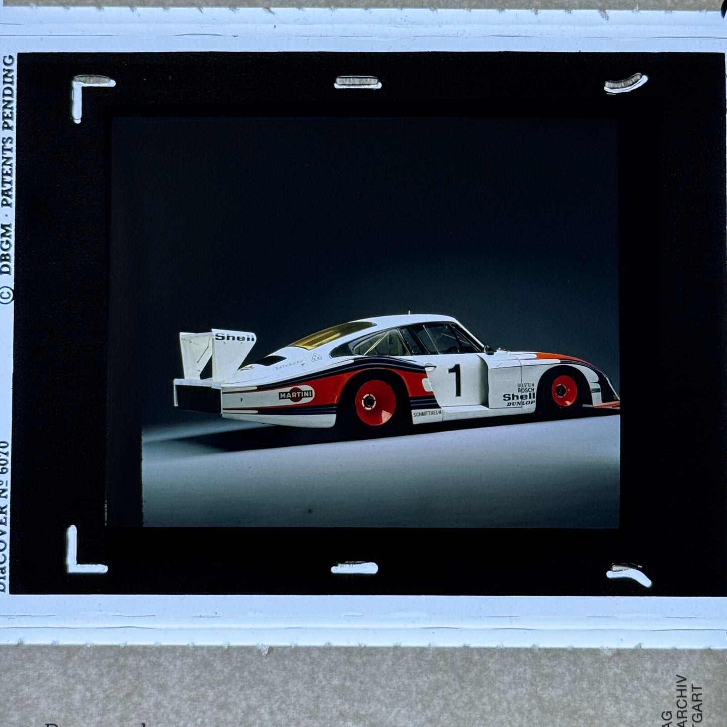 1978 Porsche Type 935/78 Coupe Moby Dick Factory Photo Slide Transparency