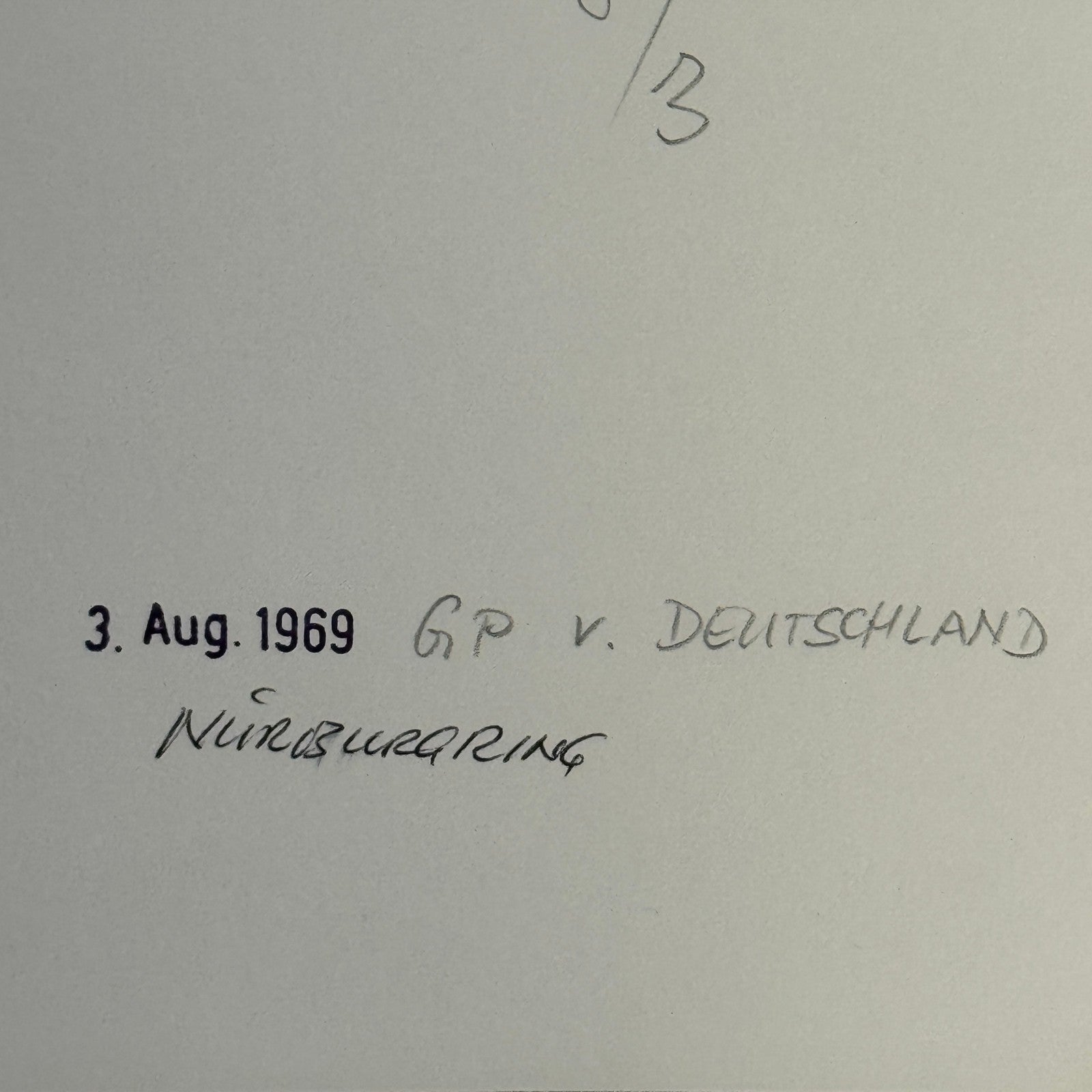 Vintage Racing Photo Jackie Stewart Driver Matra Ford 1969 German Grand Prix