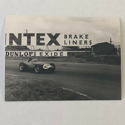 Vintage Juan Manuel Fangio 1957 British Grand Prix Racing Photo Photograph 
