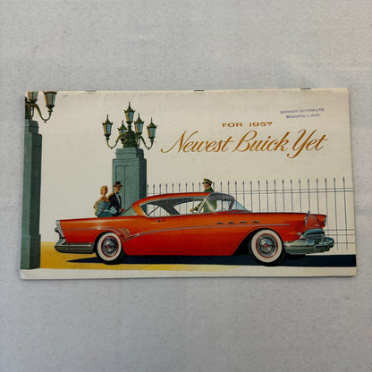 1957 Buick Car Sales Brochure Catalog Roadmaster Super Century Caballero Special