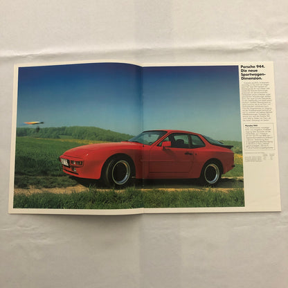 Porsche Sales Brochure Catalog 924 944 911 SC 911SC 911 Turbo 928S 928 S GERMAN