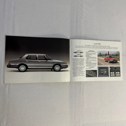 1988 Saab Military Sales Brochure Catalog Saab 900 Turbo 9000 900S Convertible
