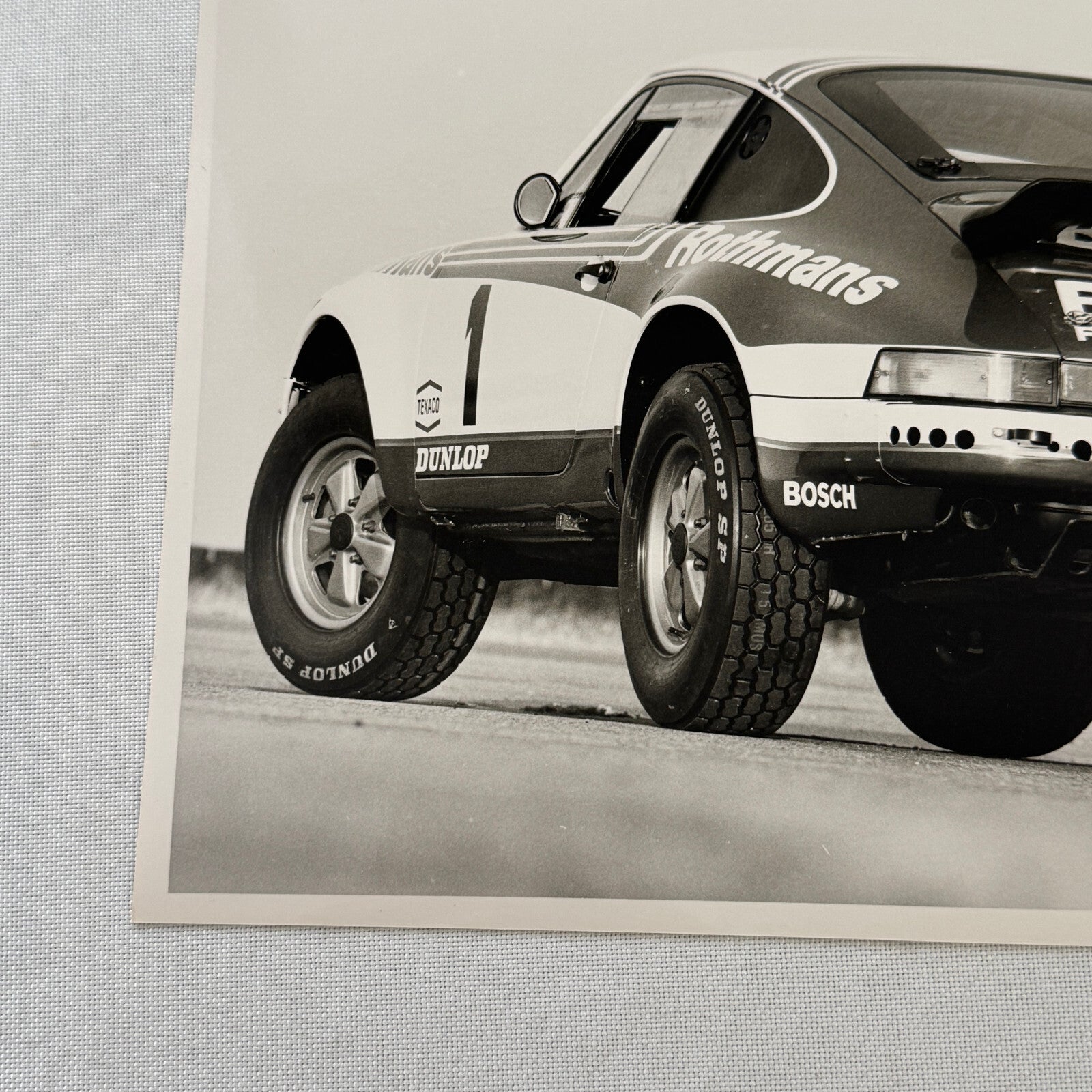 Rothmans Racing Porsche 911 Rally Safari Car Photo Photograph Print Vintage