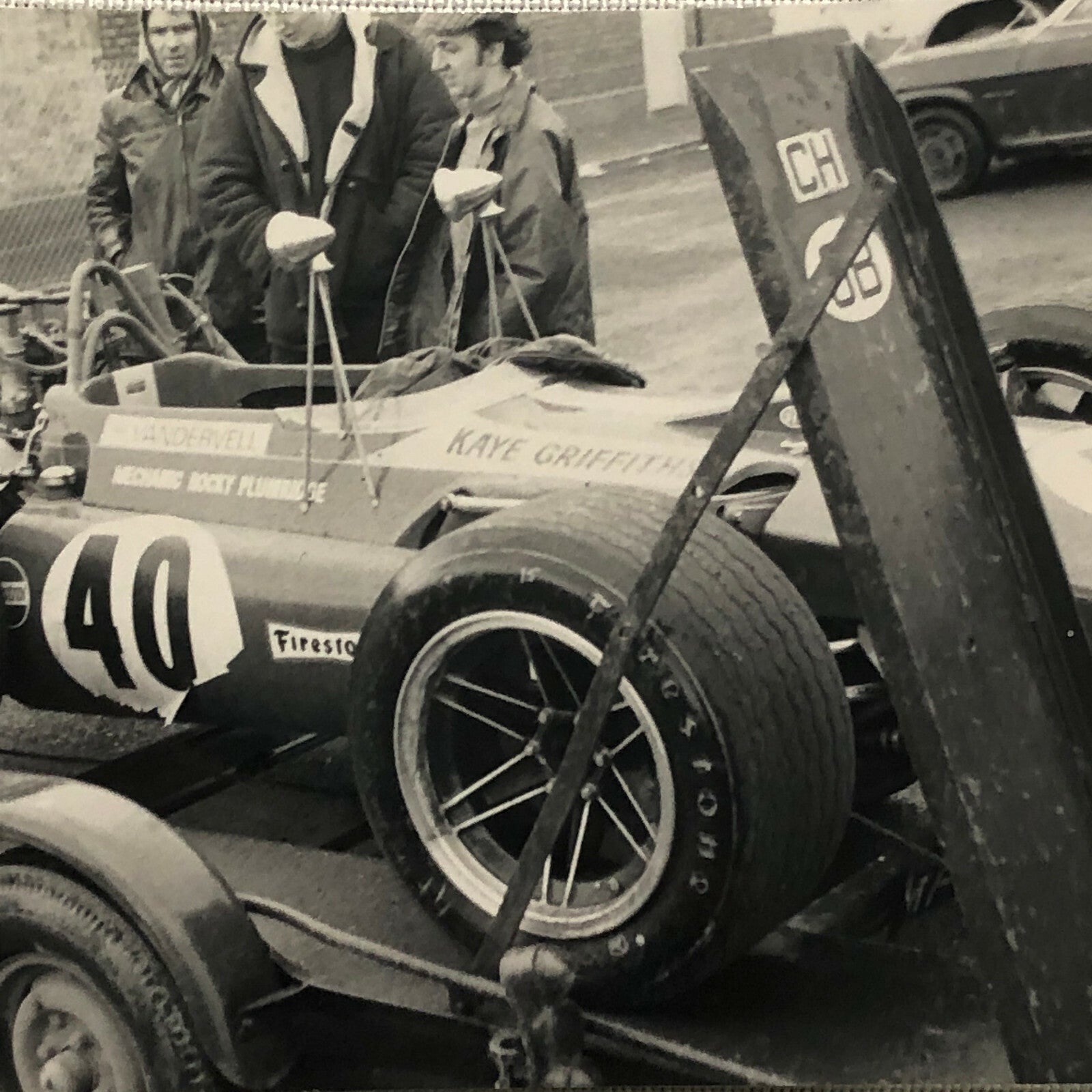Vintage Grand Prix Racing Car Photo Photograph Print 