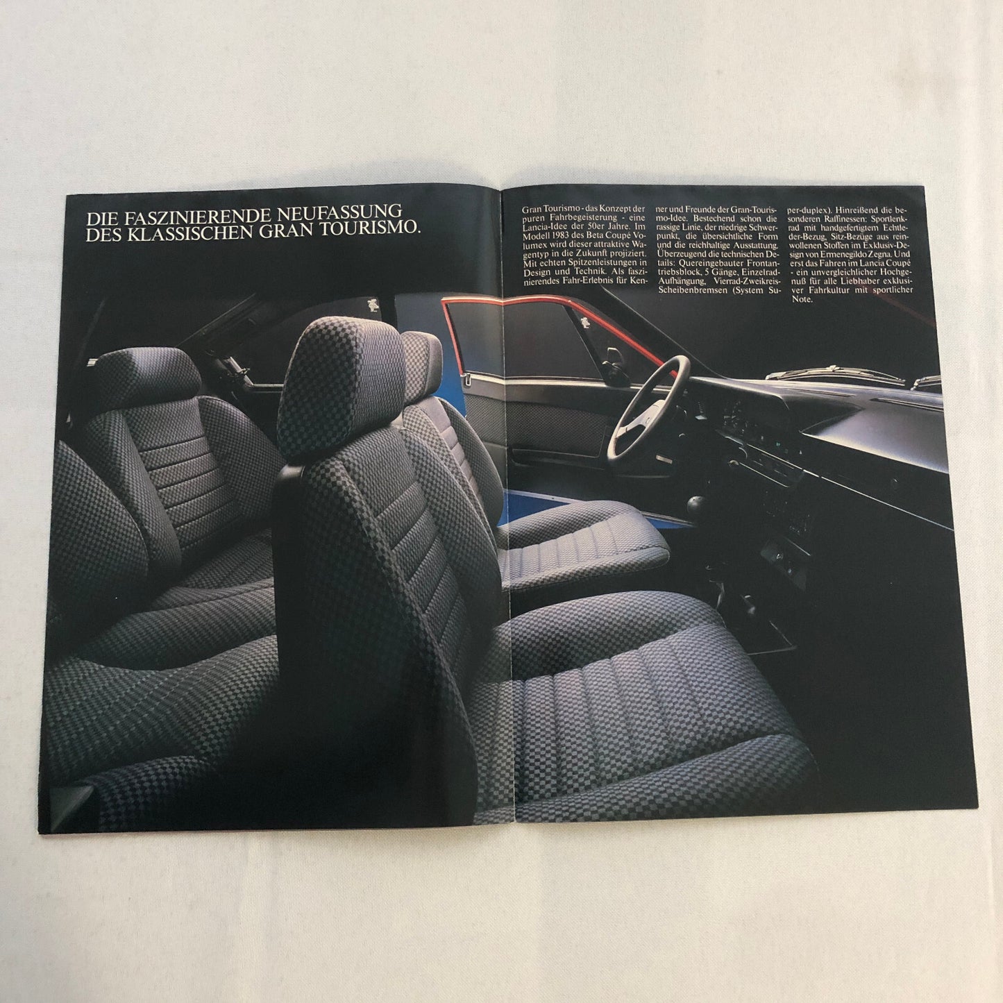 Lancia Beta Coupe Car Sales Brochure Catalog German Text