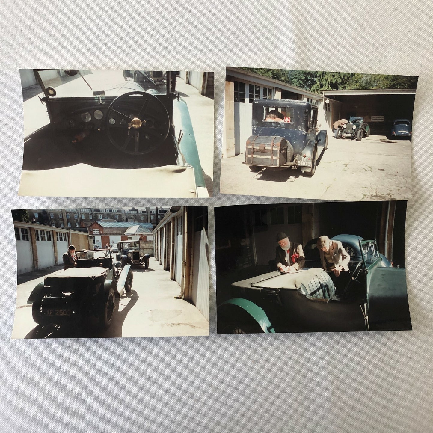 Vintage Bentley Car Photo Photograph Print Lot of 4