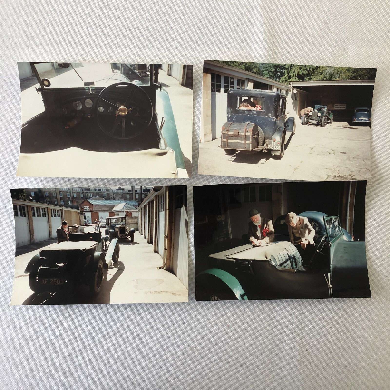 Vintage Bentley Car Photo Photograph Print Lot of 4
