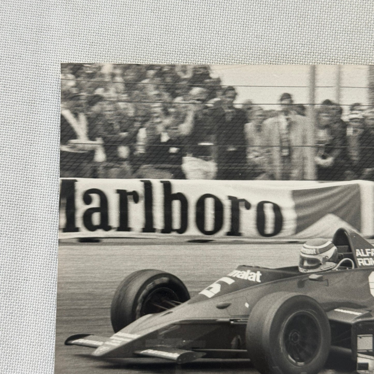 Nelson Piquet Alfa Romeo Brabham Vintage Grand Prix Racing Photo Photograph
