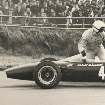 Vintage Car Racing Driver Photo Photograph - Silverstone Easter Monday 1967 
