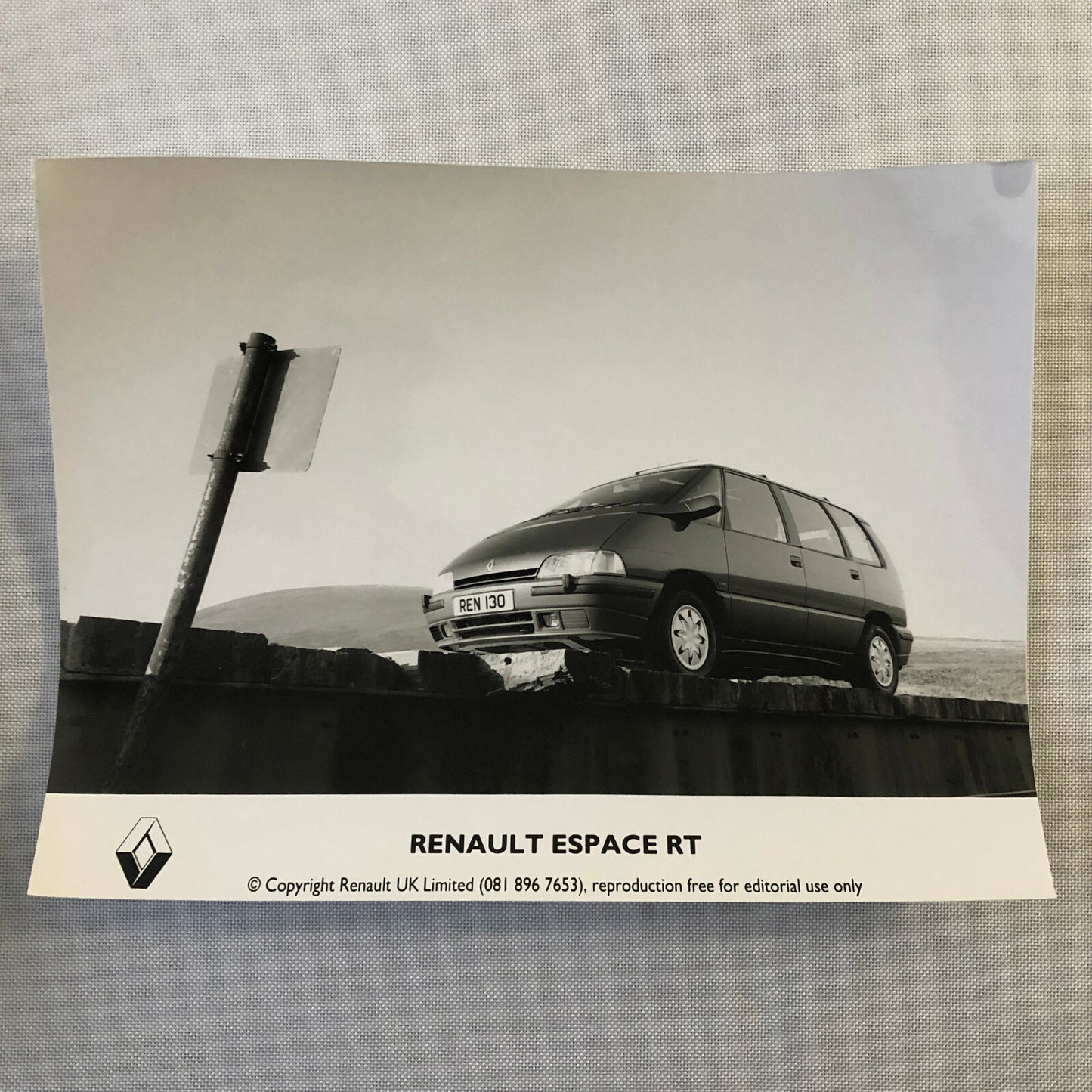 Renault Espace Mini Van Press Photo Photograph Lot of 4 - RN RT RXE Models 