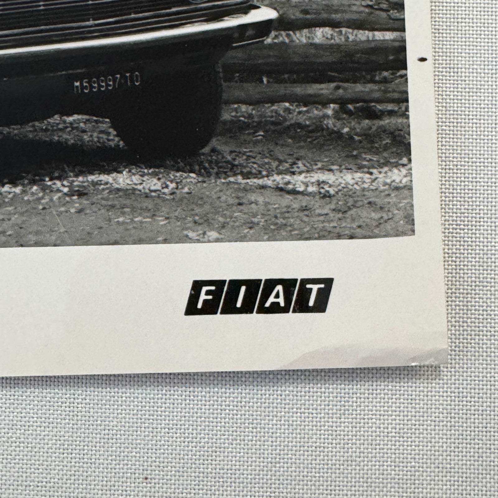Fiat 132 GLS Car Factory Press Photo Photograph Print Vintage 1976