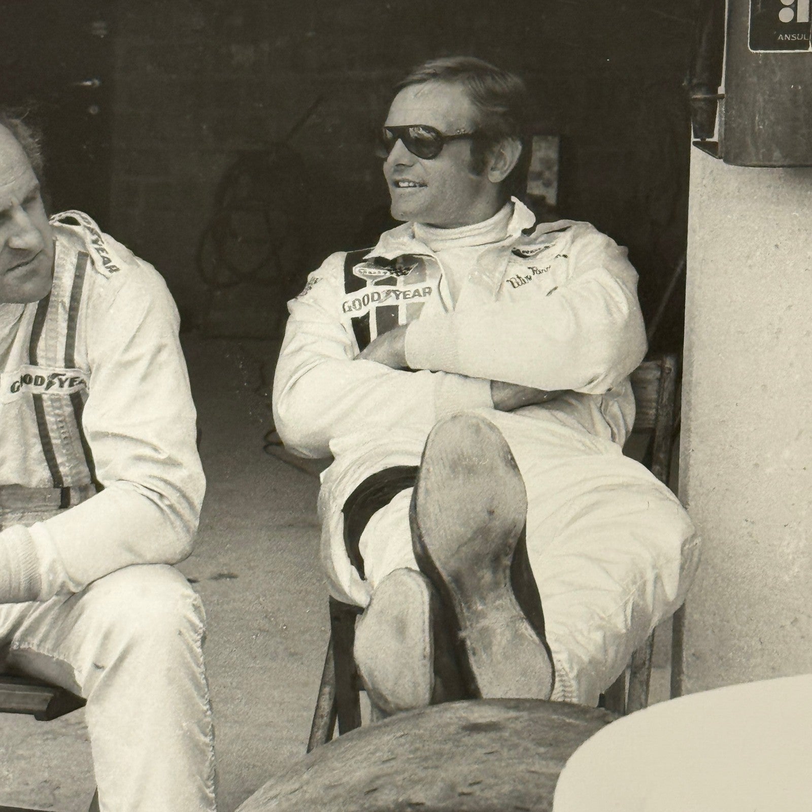 Vintage Racing Photo Peter Revson Denis Hulme 1972 Belgian Grand Prix Motorsport