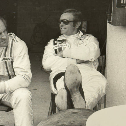 Vintage Racing Photo Peter Revson Denis Hulme 1972 Belgian Grand Prix Motorsport