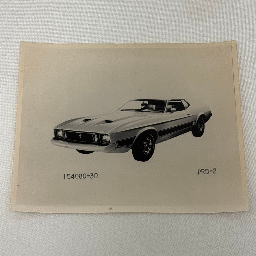 Vintage 1972 Ford Mustang Mach 1 Car Photo Photograph Modern Print
