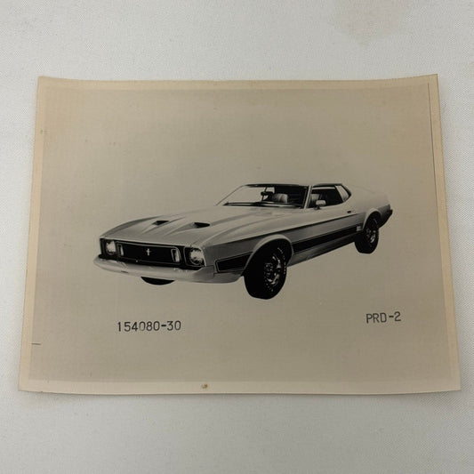 Vintage 1972 Ford Mustang Mach 1 Car Photo Photograph Modern Print