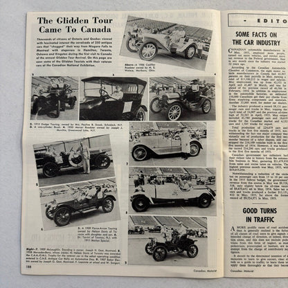 1955 Canadian Motorist Magazine CNE Motor Show Autoshow Glidden Tour September