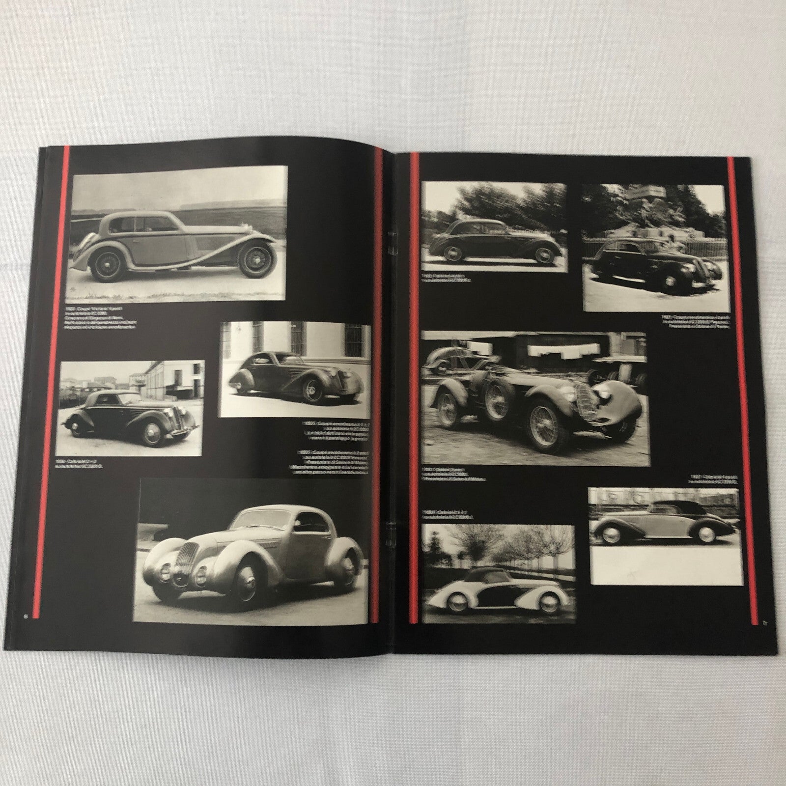 Alfa Romeo Pininfarina History Brochure Book 6C Spider Cabriolet Coupe Prototype