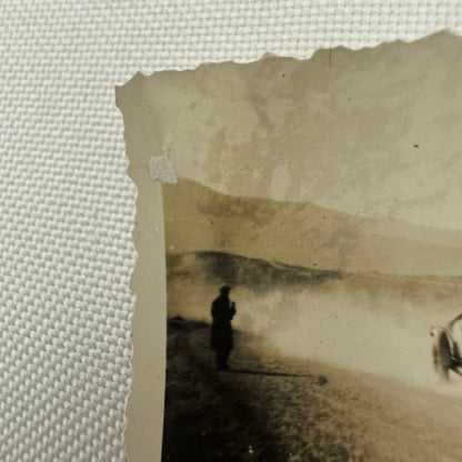 Vintage Racing Car Photo Photograph Early Automobile Motorsport