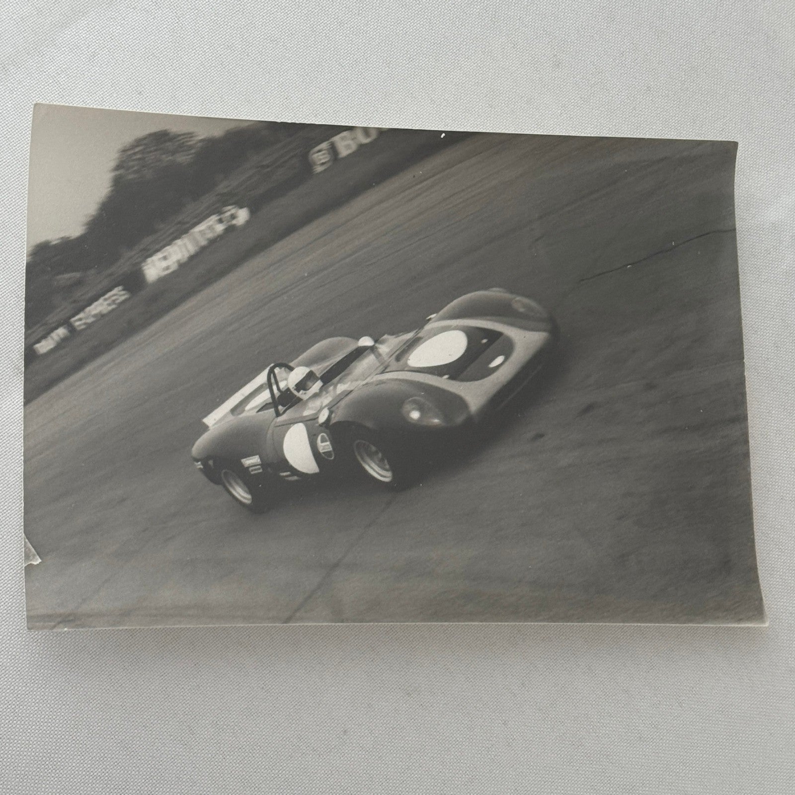 Vintage Racing Car Photo Photograph Print Chevron Car Motorsport Race
