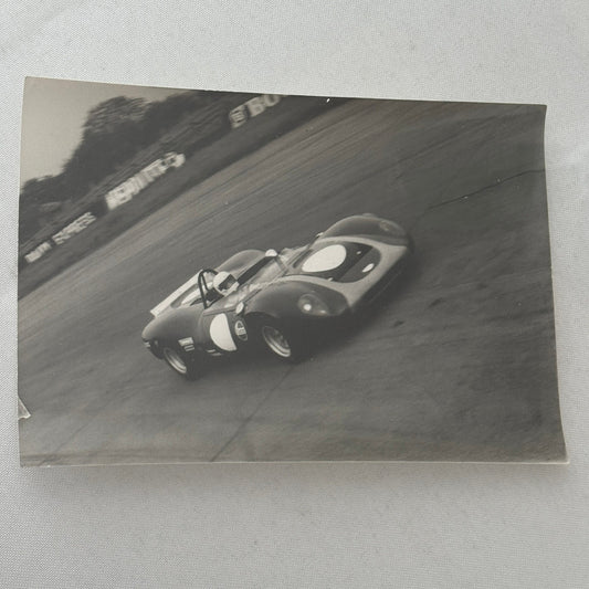 Vintage Racing Car Photo Photograph Print Chevron Car Motorsport Race