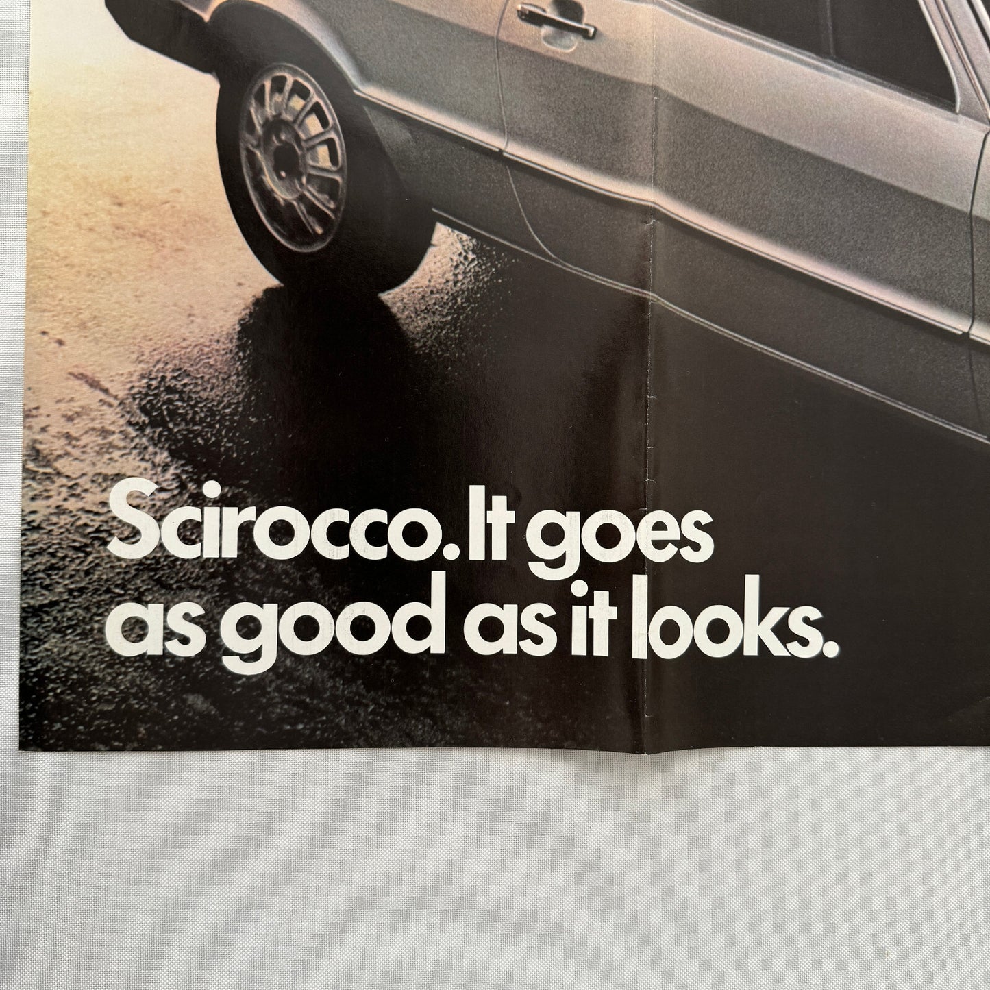 1978 Volkswagen VW Scirocco Car Sales Brochure Poster Advertising