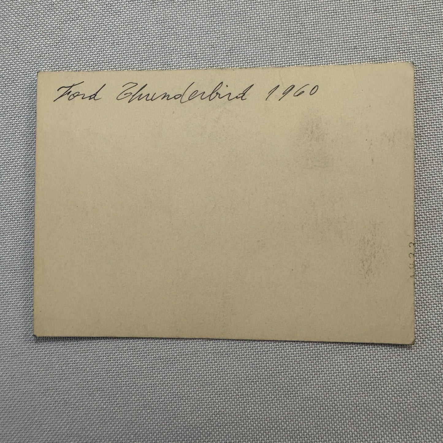 1960 Ford Thunderbird Car Automobile at Auto Show European