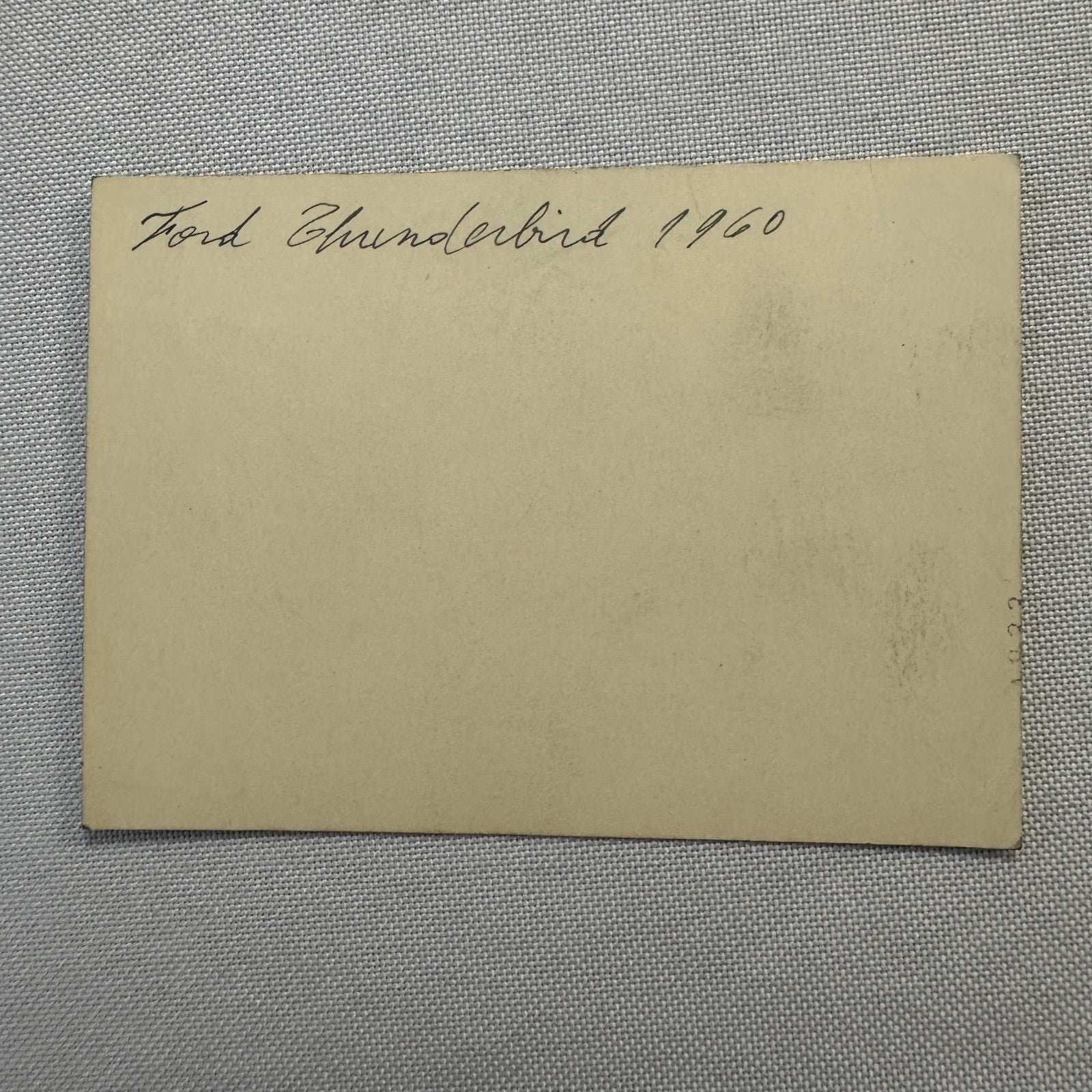 1960 Ford Thunderbird Car Automobile at Auto Show European