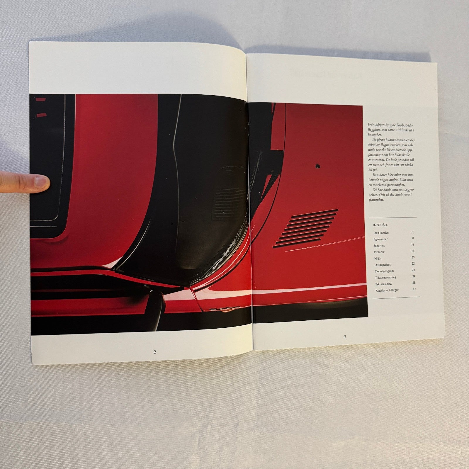 1991 Saab 900 Car Sales Brochure Catalog Saab 900 Cabriolet Turbo 16S SWEDISH