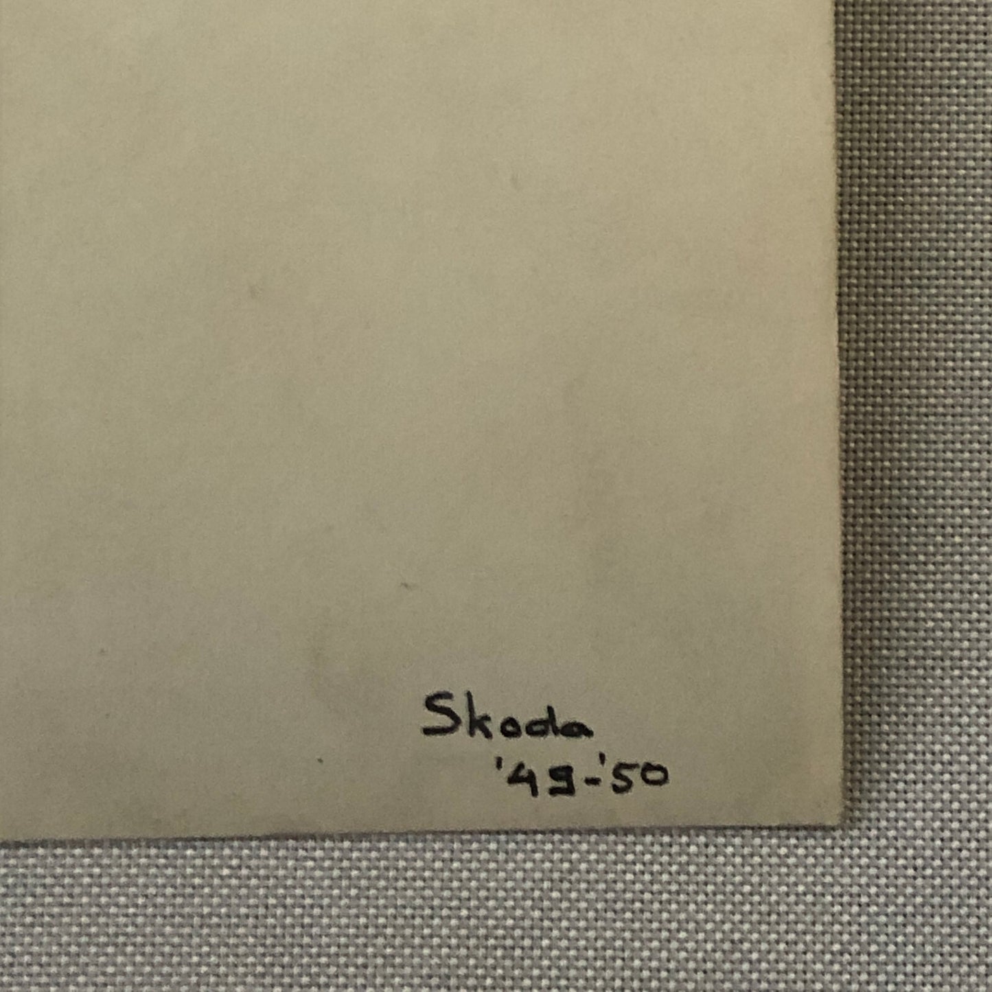 Vintage Skoda Car Photo Photograph Print Automobile