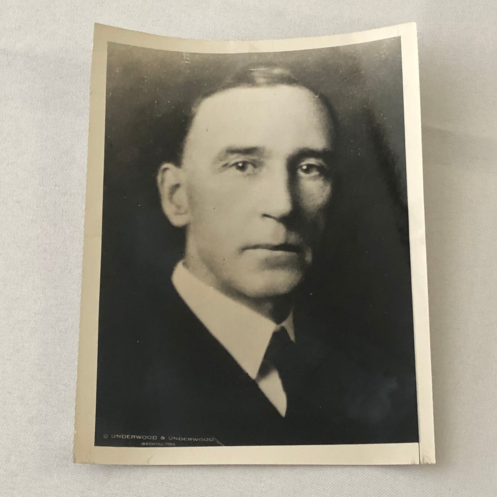 Press Photo Photograph Navy Admiral Alfred W Johnson 1933 USS Wright Aircraft