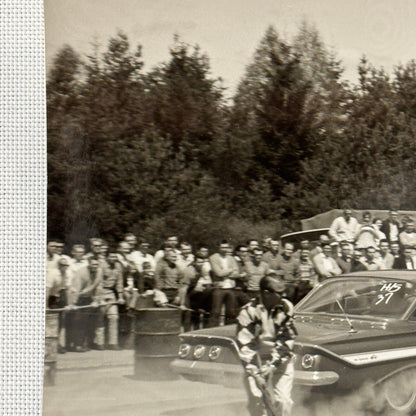 Vintage Drag Racing Photo Photograph Print Chevrolet Chevy