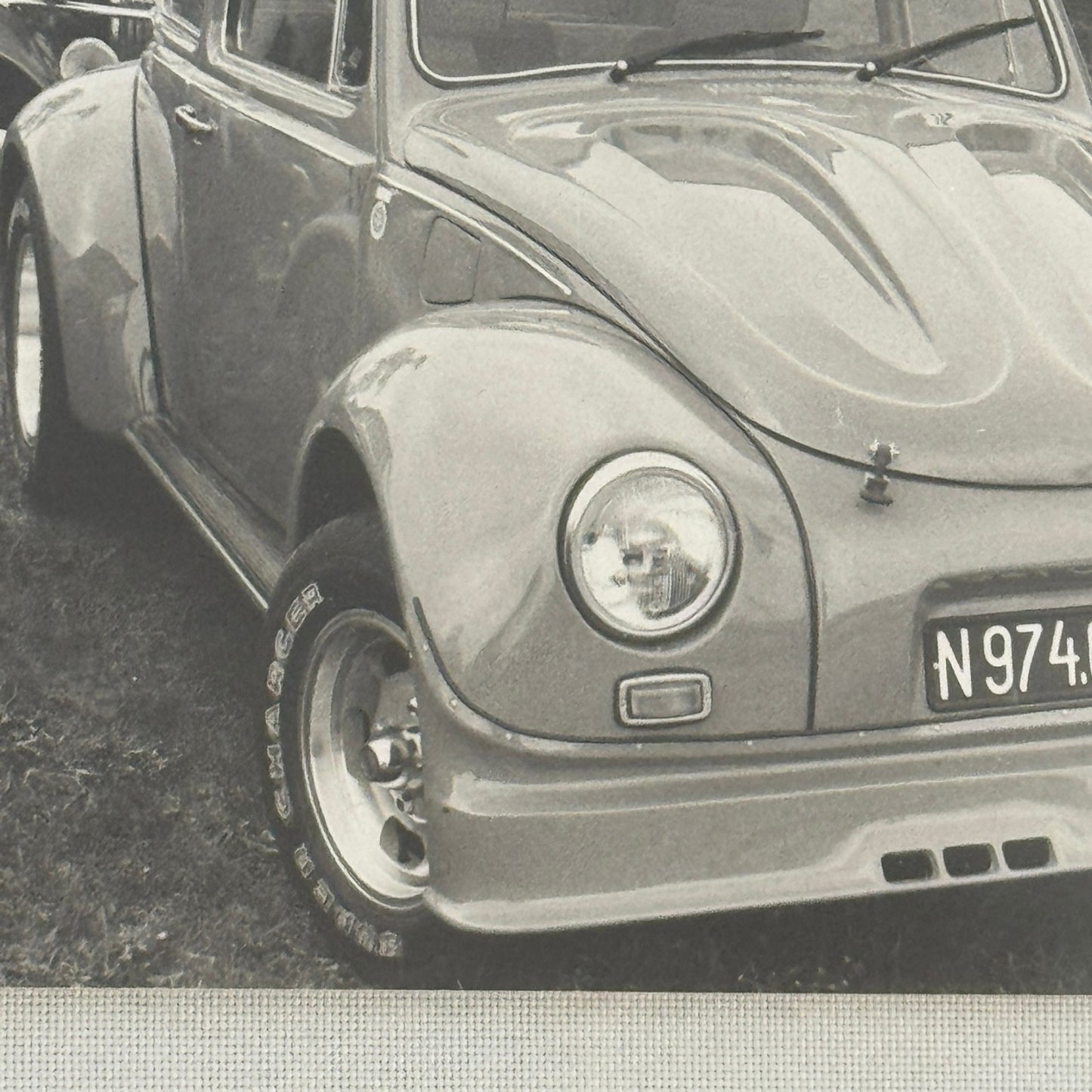 Custom Volkswagen Beetle Photo Photograph Print VW Bug Tuner Car Body Kit