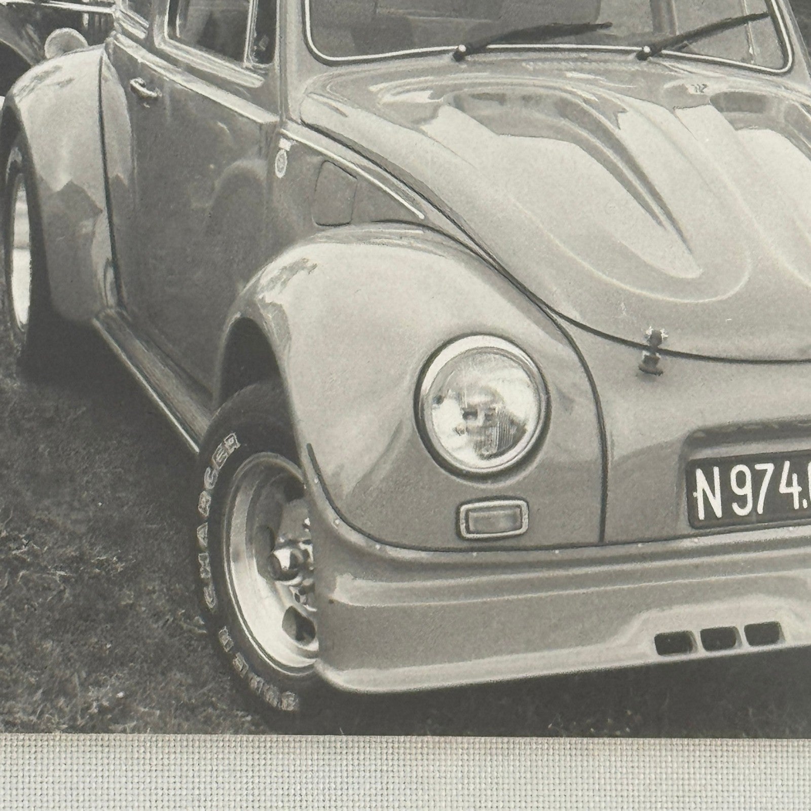 Custom Volkswagen Beetle Photo Photograph Print VW Bug Tuner Car Body Kit