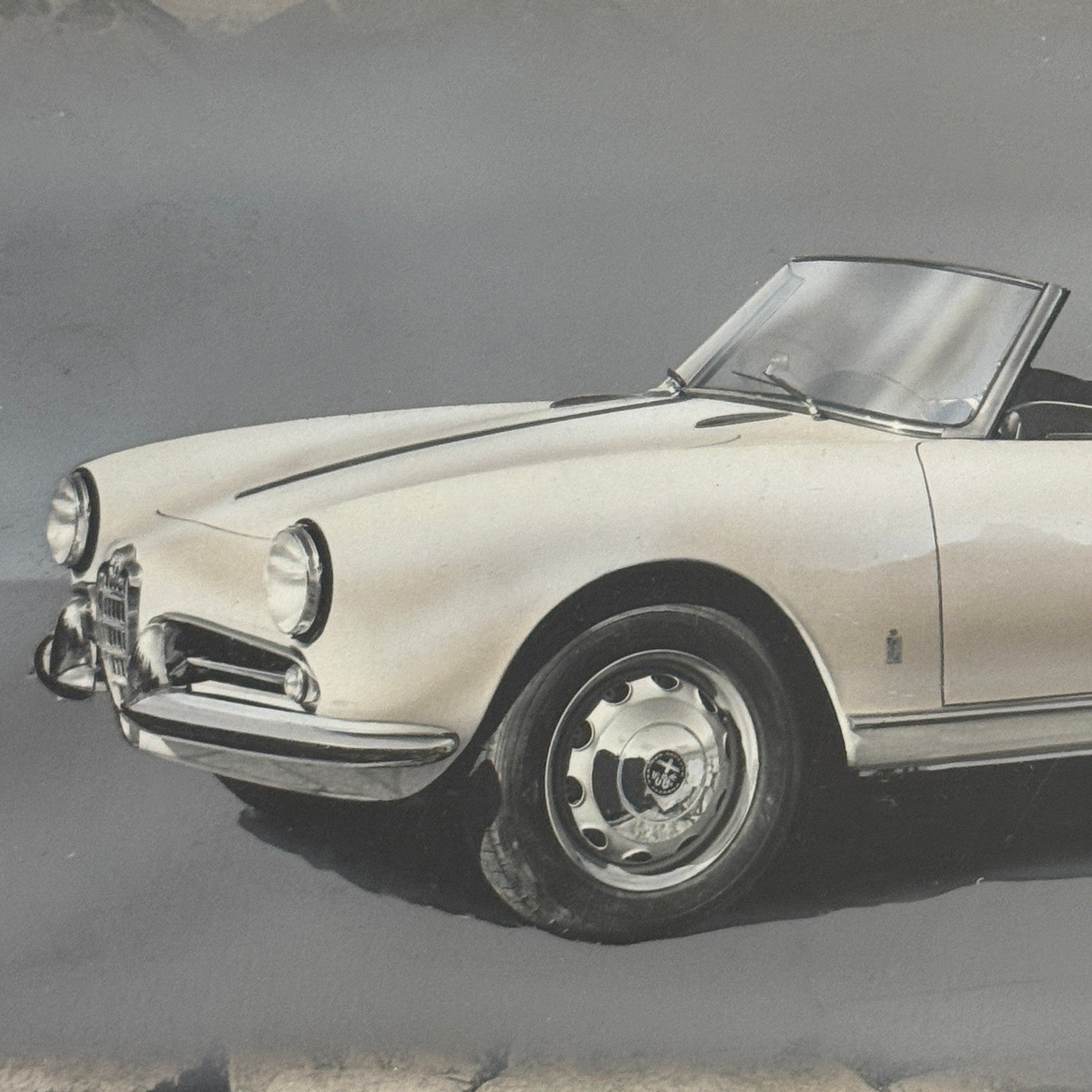 Alfa Romeo Giulietta Spider Factory Press Photo Photograph Autocar Magazine 1959