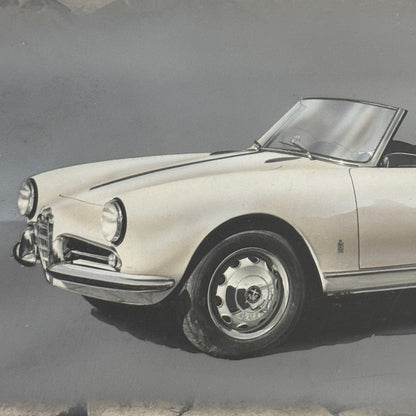 Alfa Romeo Giulietta Spider Factory Press Photo Photograph Autocar Magazine 1959