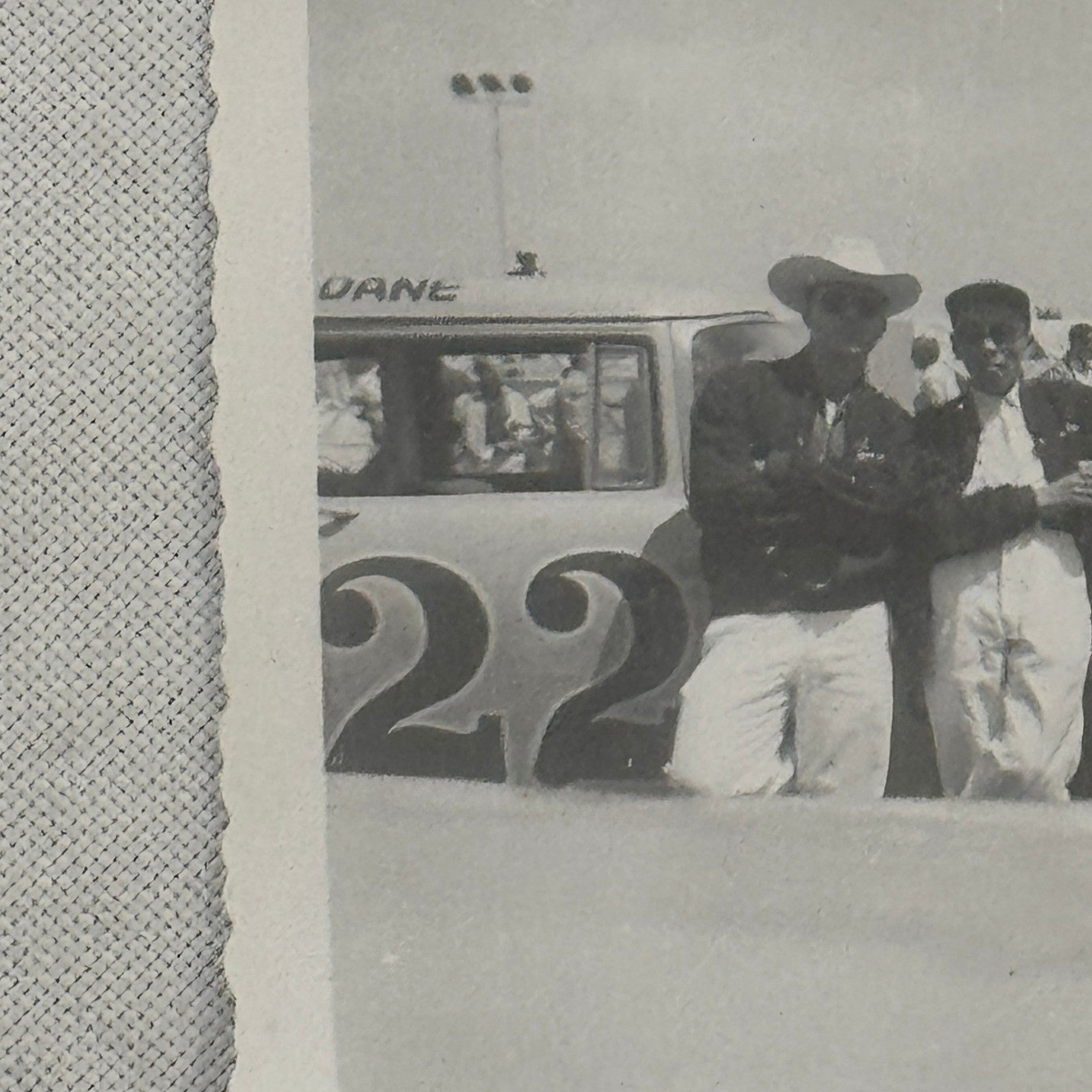 Vintage Racing Photo Photograph Unidentified Drivers Stock Car