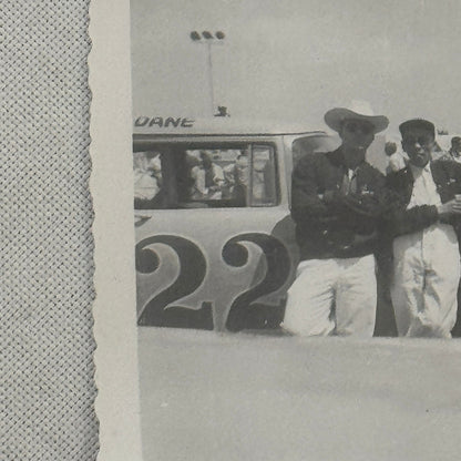 Vintage Racing Photo Photograph Unidentified Drivers Stock Car