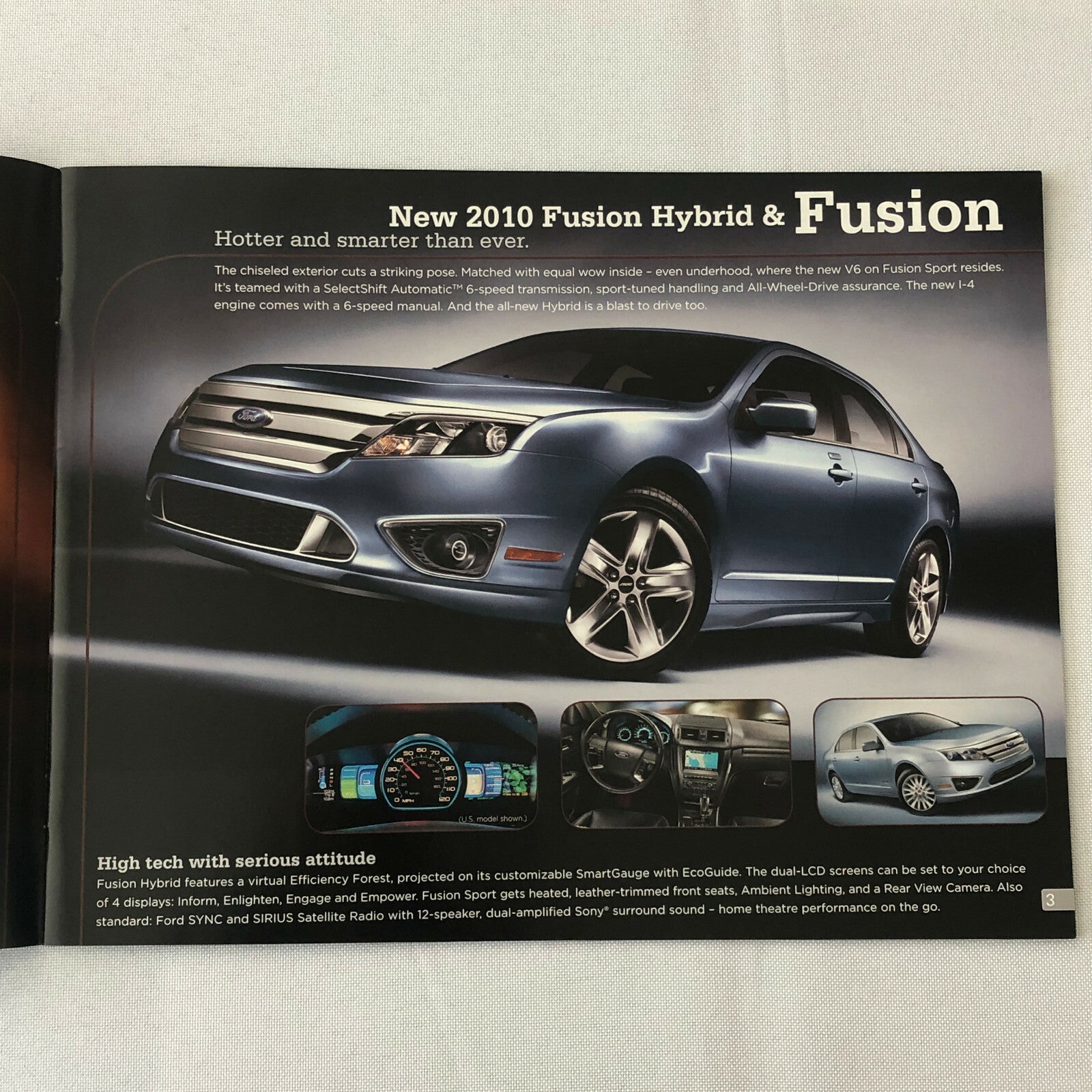 2009 Ford Sales Brochure Catalog Mustang Fusion Hybrid Flex Edge F150 Ranger +